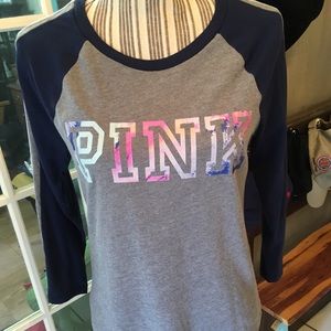 Victoria’s Secret pink T-shirt